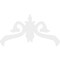 Ekena Millwork Pitch Florence Architectural Grade PVC Gable Pediment, 72"W x 42"H x 1"P (14/12) GPP072X042X100FLO - alternate 2